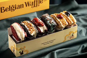 Mini Waffle Box of 6 - Premium Assorted