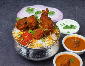 Mini Chicken Curry Biryani