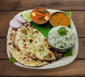 Butter Roti + Jeera Rice