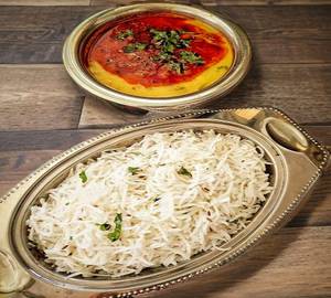 Jeera Rice + Dal Fry