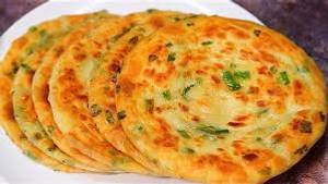 Tomato onion paratha