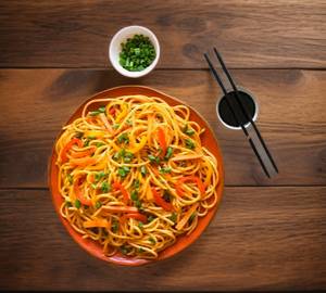 Veg hakka noodles