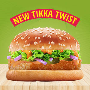 Paneer Tikka Burger