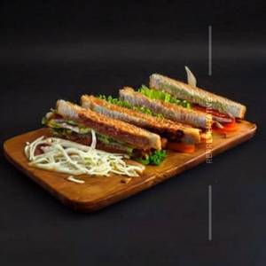 Chicken Seekh Kebab Sandwich