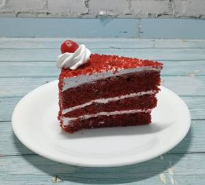 Fresh Cream Red Velvet Piece Cake