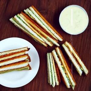 Duble cheese sandwich 