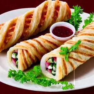 Jam Roll Fish Veg Puff