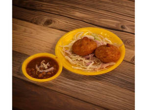 Dal Kachori Chana [2 Pieces]