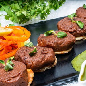 Mashroom Galuti Kabab (4pc)