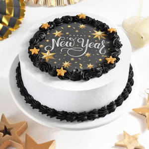 Happy New Year 2025 Theme Cake
