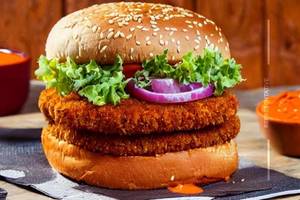 Aalu tikki burger