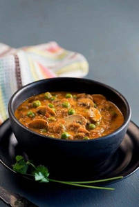 Mushroom Matar (serves 1)