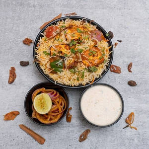 Paneer Tikka Dum Biryani