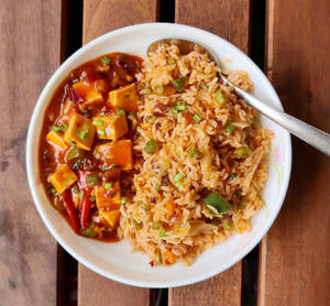 Paneer Schezwan & Veg Fried Rice Box