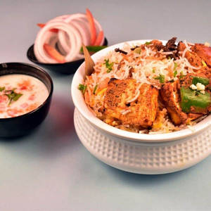 Paneer Tikka Biryani - (serves 1)