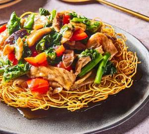 Chicken Pan Fried Noodles