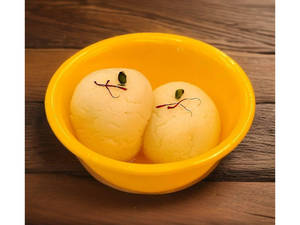 Sponge Rasgulla [2 Pieces]