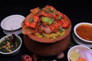 Paneer Tikka Pot Biryani