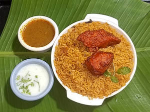 Biryani Rice +chicken Kabab