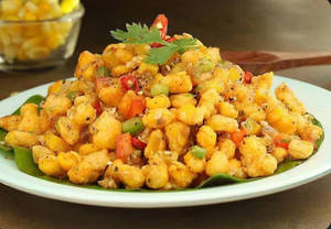 Crispy Fried American Corn