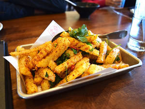 Schezwan Garlic Fries
