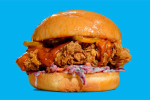 Korean Fried Chicken Burger