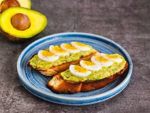Eggs On Avocado Toast