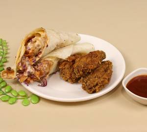 Wings [3 Pieces] with Chicken Twister Roll