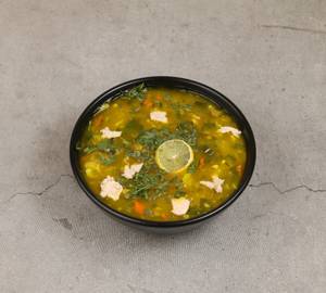 Chicken lemon coriandar soup