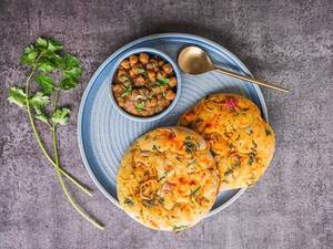 Multigrain Kulcha (2) With Matra Or Chola