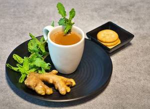 Pudhina ginger tea