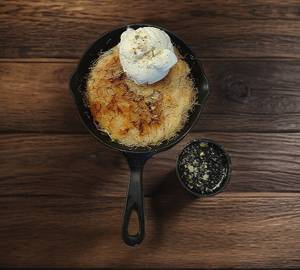 Kunafa With Ice Cream