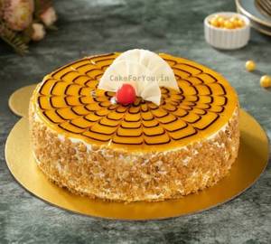 Butterscotch Cake Eggless