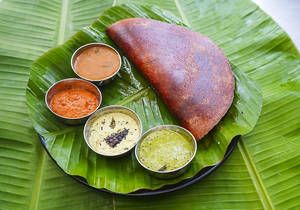 Garlic Ghee Roast Dosa