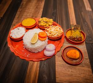 Fish Egg Thali