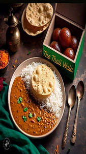 Dal Makhani With Gulab Jamun [1 Piece] And Rice Thali