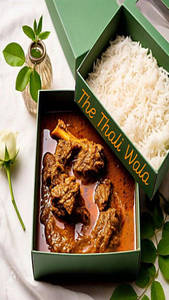 Mutton Curry Rice Thali