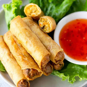 Asian Veg Spring Roll [6 pcs]