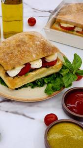 Tomato Mozzarella & Pesto Ciabatta Sandwich