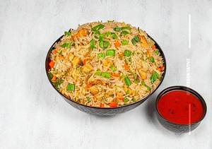 Sezchuan Chicken Fried Rice 