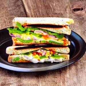 Thousand Island Veg Panini Sandwich