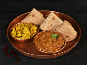 Chhola + Adraki Gobhi Thali