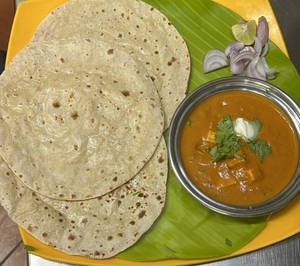 3 Pc  Ghee Phulka With( Paneer Gravy 150ml Only)