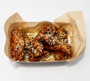 Baked sweet & spicy wings