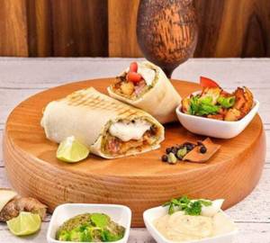 Paneer Tikka Shawarma In Rumali