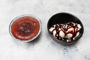 Combo Choco Lava Cake (1) + Ice Cream (2 Scoop)