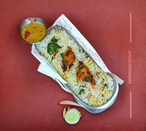 Malai Chicken Tikka Dum Biryani