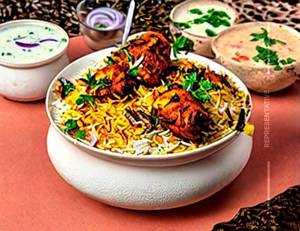 Spicy Chicken Tikka Dum Biryani