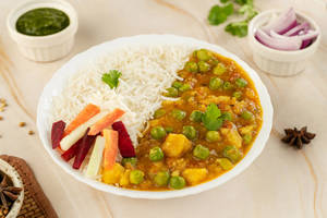 Aaloo Matar Rice Bowl