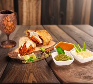 Spicy Chicken Shawarma In Rumali